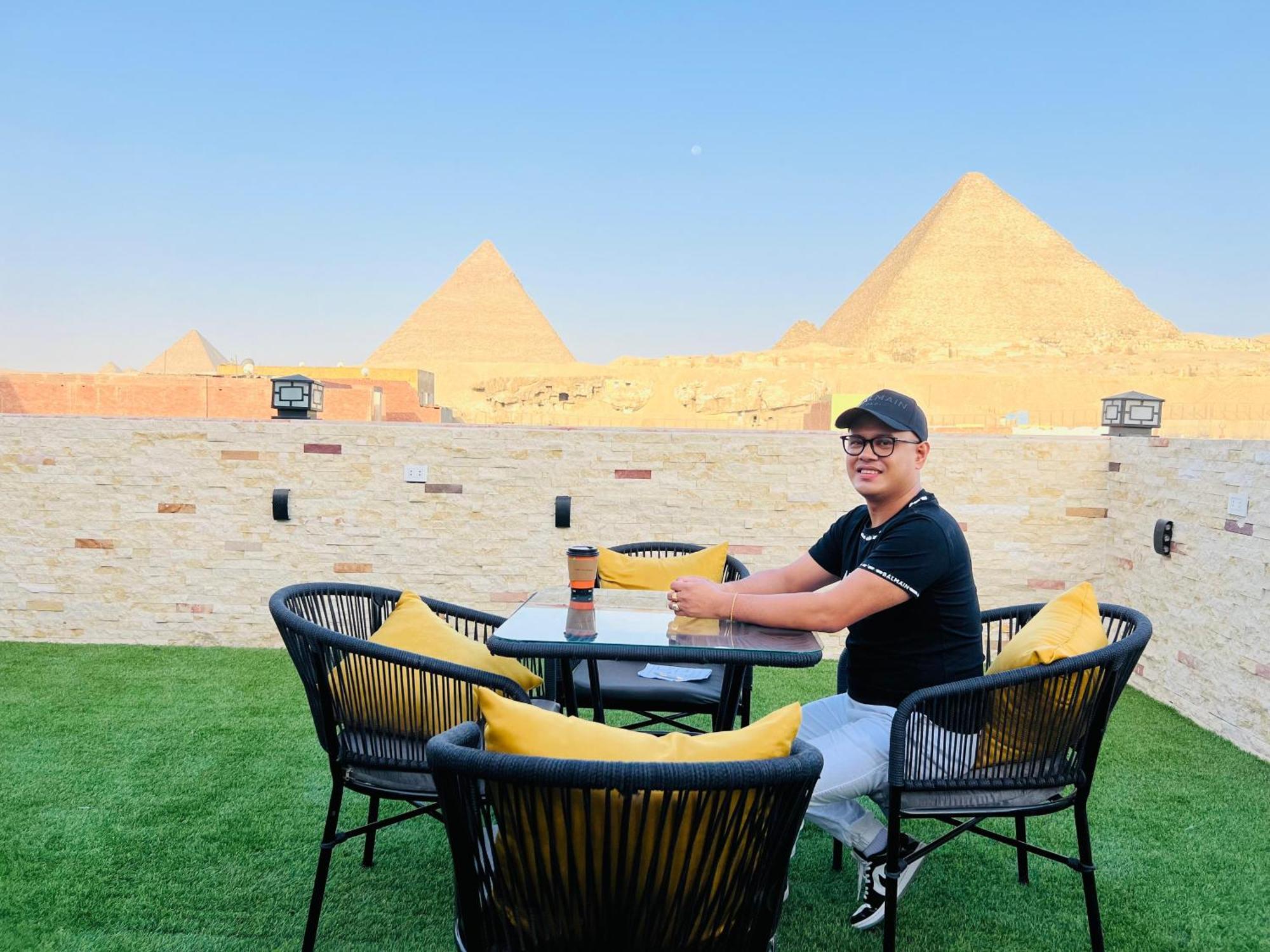 Hotel New Scarab Pyramids View Kafret el-Gabal Exteriér fotografie