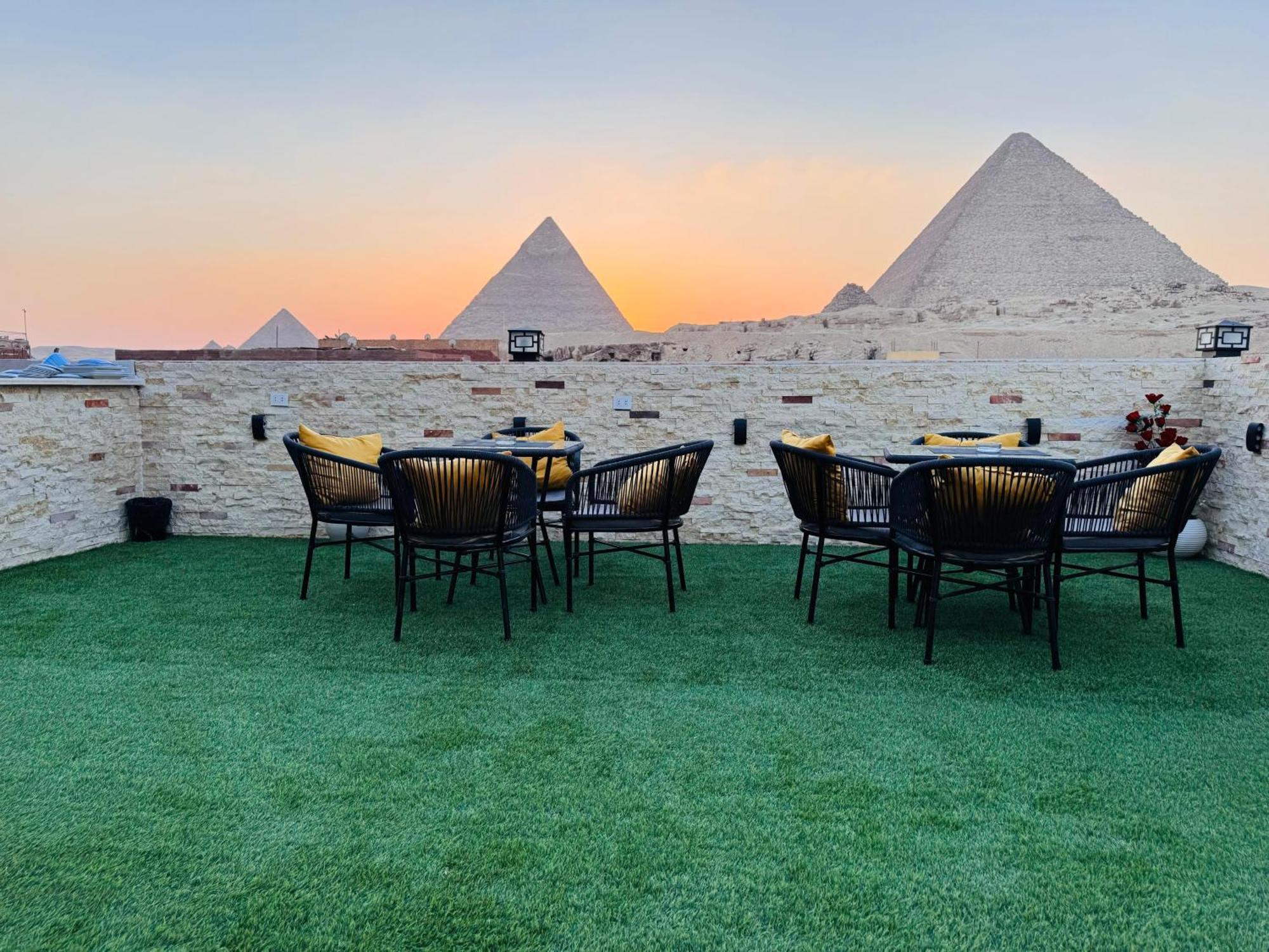 Hotel New Scarab Pyramids View Kafret el-Gabal Exteriér fotografie