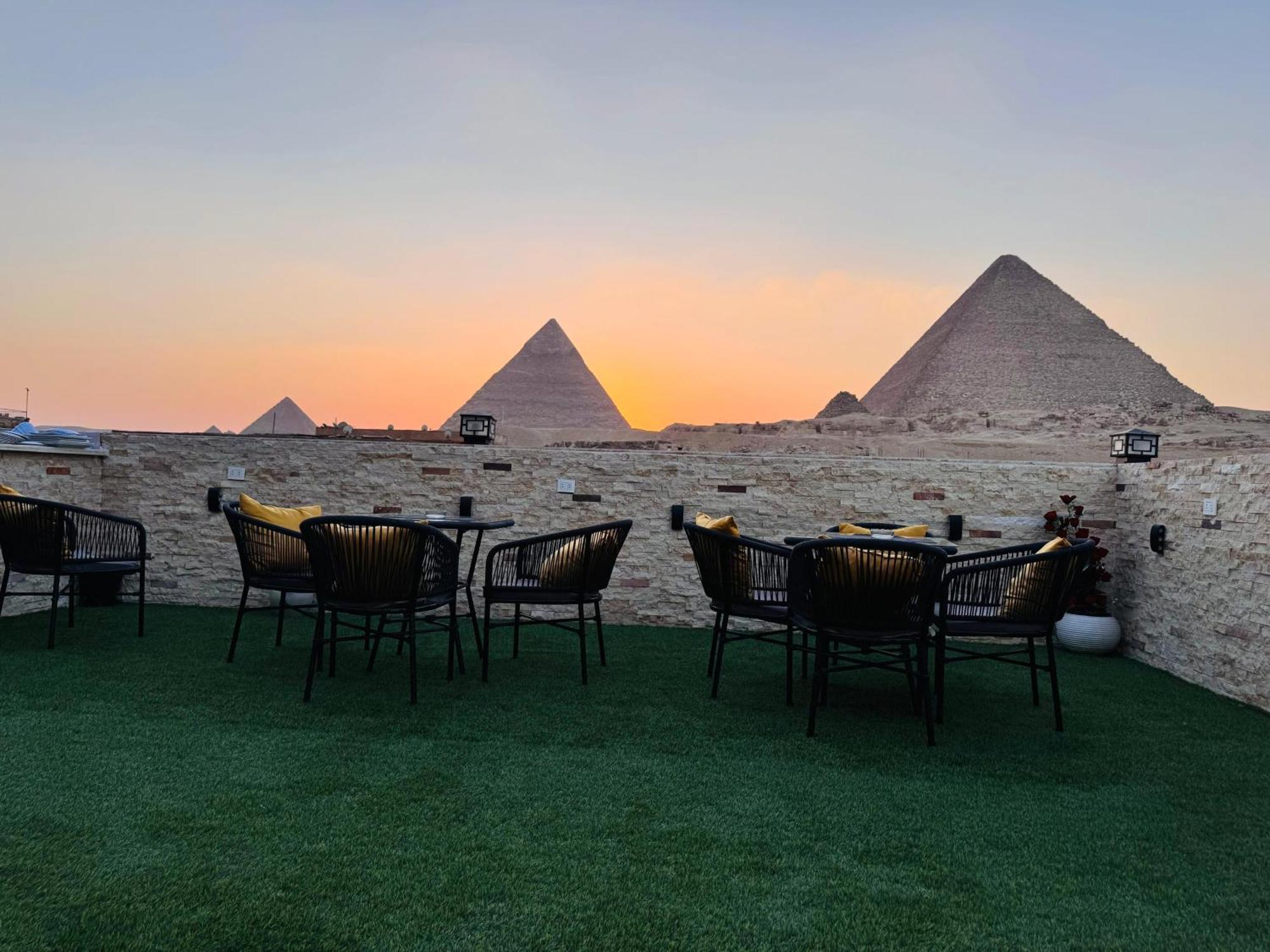 Hotel New Scarab Pyramids View Kafret el-Gabal Exteriér fotografie