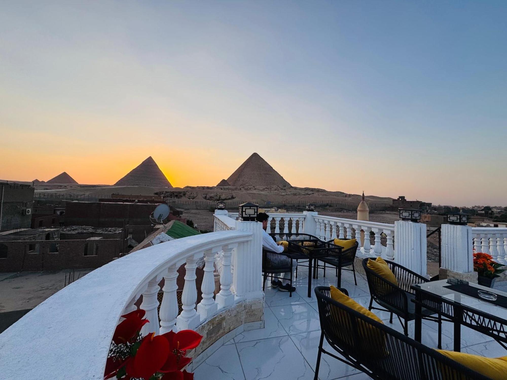 Hotel New Scarab Pyramids View Kafret el-Gabal Exteriér fotografie