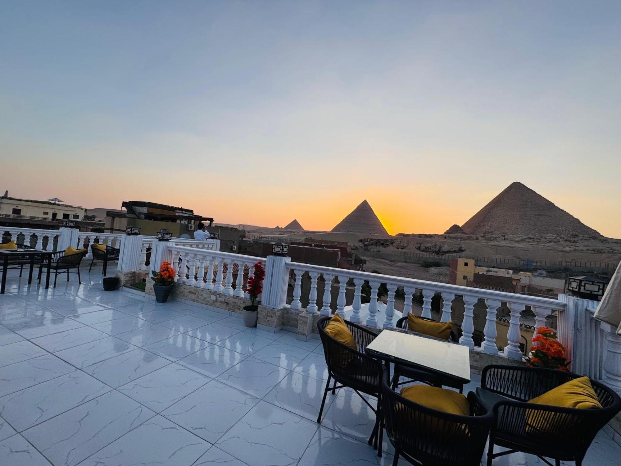 Hotel New Scarab Pyramids View Kafret el-Gabal Exteriér fotografie