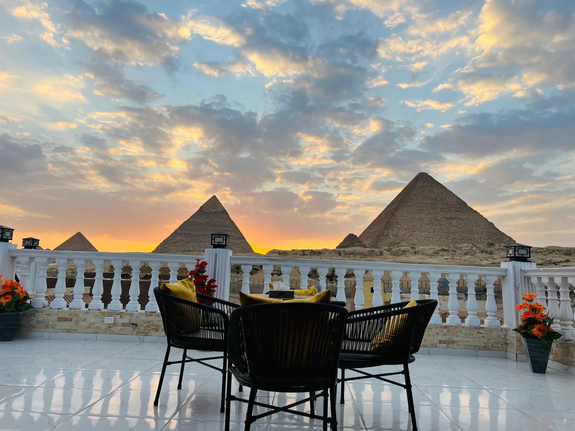 Hotel New Scarab Pyramids View Kafret el-Gabal Exteriér fotografie