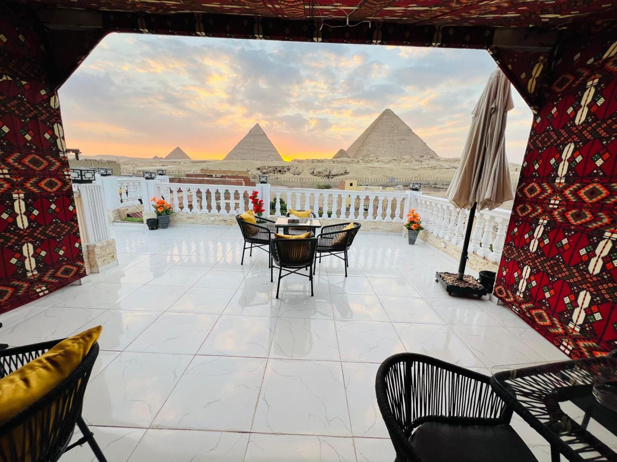 Hotel New Scarab Pyramids View Kafret el-Gabal Exteriér fotografie