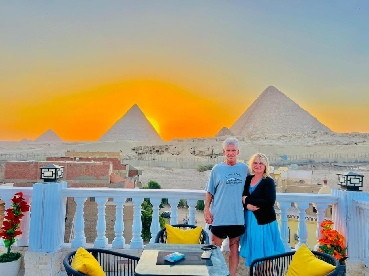 Hotel New Scarab Pyramids View Kafret el-Gabal Exteriér fotografie