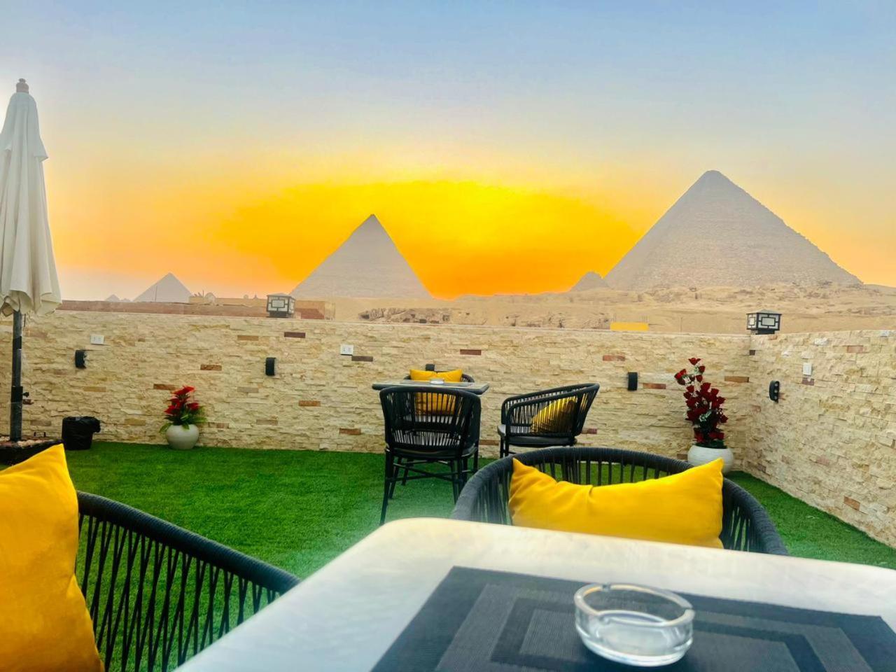 Hotel New Scarab Pyramids View Kafret el-Gabal Exteriér fotografie